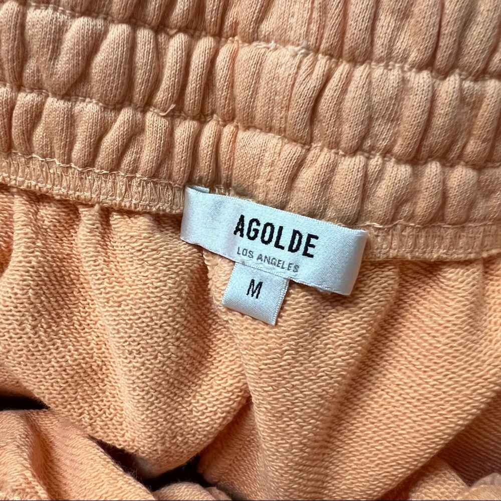 NEW AGOLDE Boxing Short in Noodle - Picture 8 of 8
